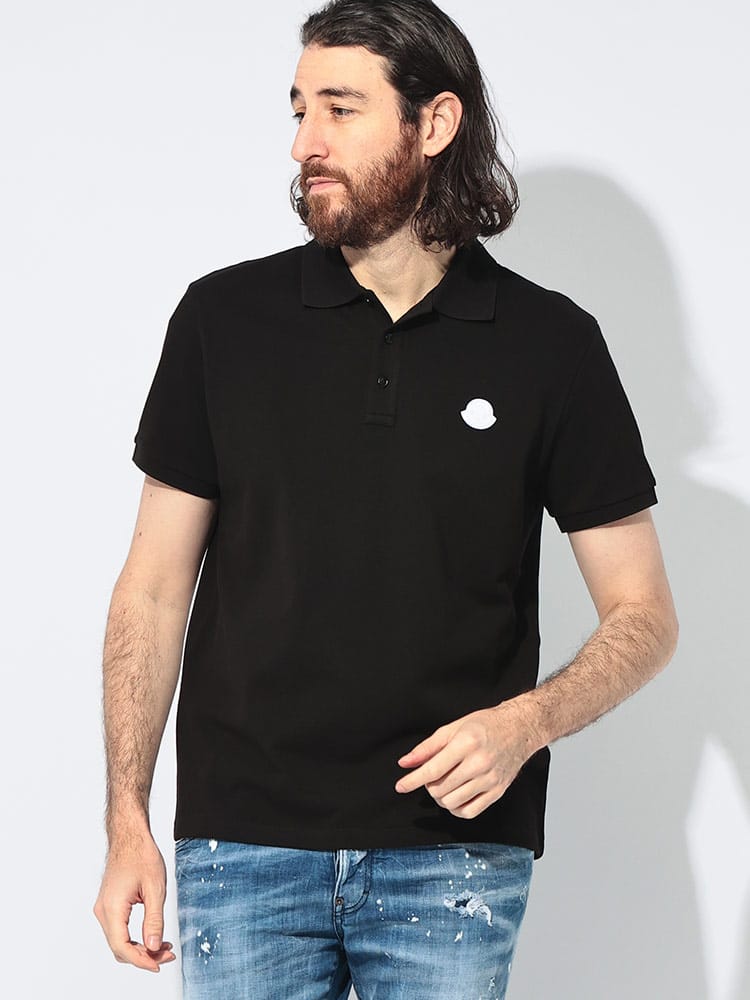 MONCLER (モンクレール) ワンポイント 半袖 ポロシャツ メンズ