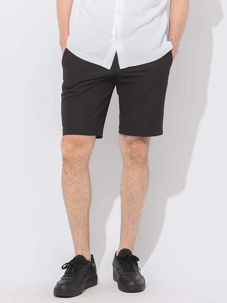 HUGO BOSS (ヒューゴボス) ストレッチ ドライ 無地 ショートパンツ メンズ