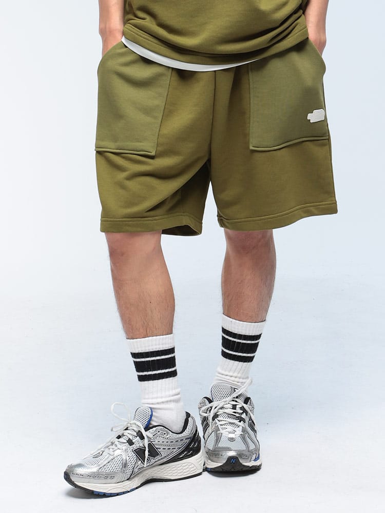 THE NORTH FACE (ザ ノースフェイス) ウエストコード スウェット ショートパンツ TERRY REGULAR SHORT NF0A8C29