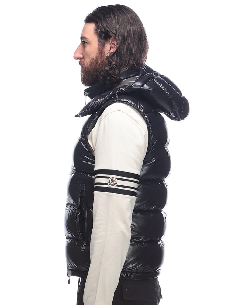 MONCLER (モンクレール) フード付きダウンベスト BORMES MCBORMES5 
