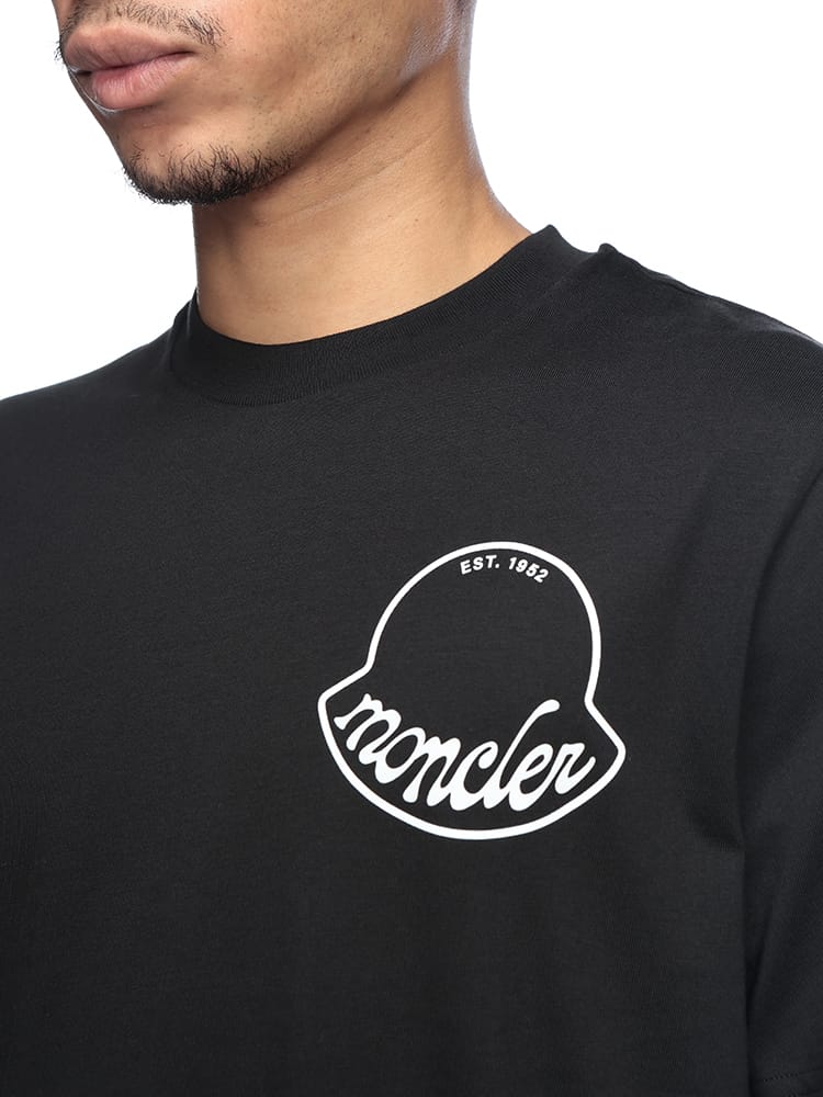 MONCLER (モンクレール) ロゴ エンボス アウトライン クルーネック 