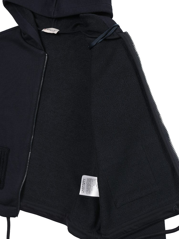 MONCLER (モンクレール) フロントニットポケット フルジップ パーカー 