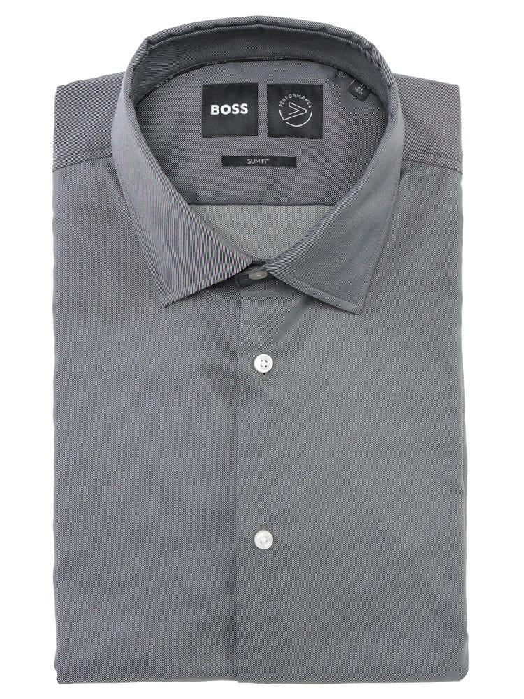 HUGO BOSS (ヒューゴボス) スリムフィットシャツ パフォーマンスストレッチ ツイル HB50503356 メンズ