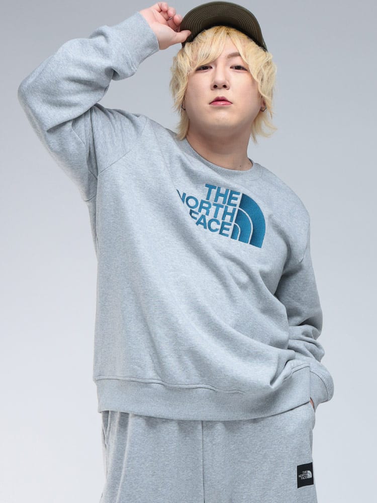 スウェット トレーナー 裏起毛 ロゴ刺繍 クルーネック DREW PEAK NF0A89EK22 トップス シャツ ロゴ 大きいサイズ メンズ