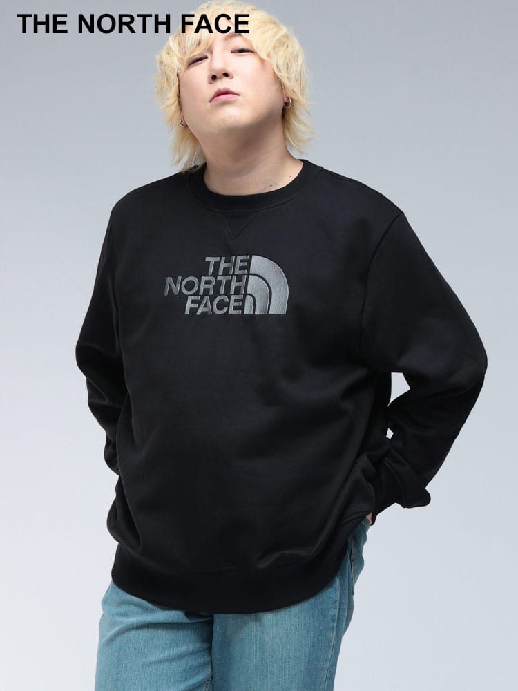 スウェット トレーナー 裏起毛 ロゴ刺繍 クルーネック DREW PEAK NF0A89EK22 トップス シャツ ロゴ 大きいサイズ メンズ