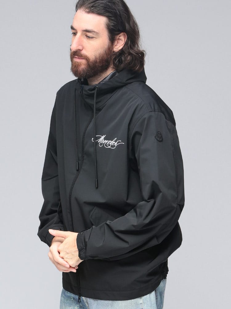 MONCLER (モンクレール) フード シーズンロゴ フルジップ ブルゾン IRACLIA MCIRACLIA5 メンズ