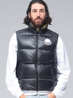 MONCLER (モンクレール) アウトラインマーク フルジップ ダウンベスト LIPSI MCLIPSI5 メンズ