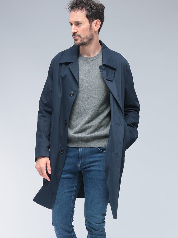 HUGO BOSS (ヒューゴボス) リラックスフィット ストレッチ ステンカラーコート HBCLARK10272956 メンズ