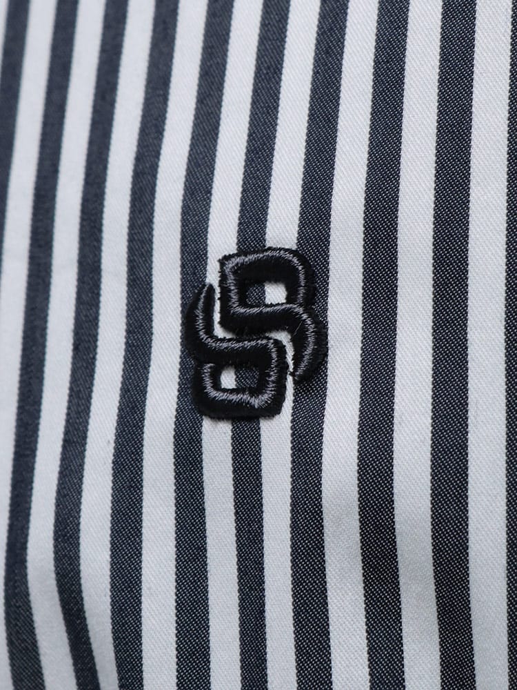 HUGO BOSS (ヒューゴボス) スリムフィット ストライプ柄 ボタンダウン 