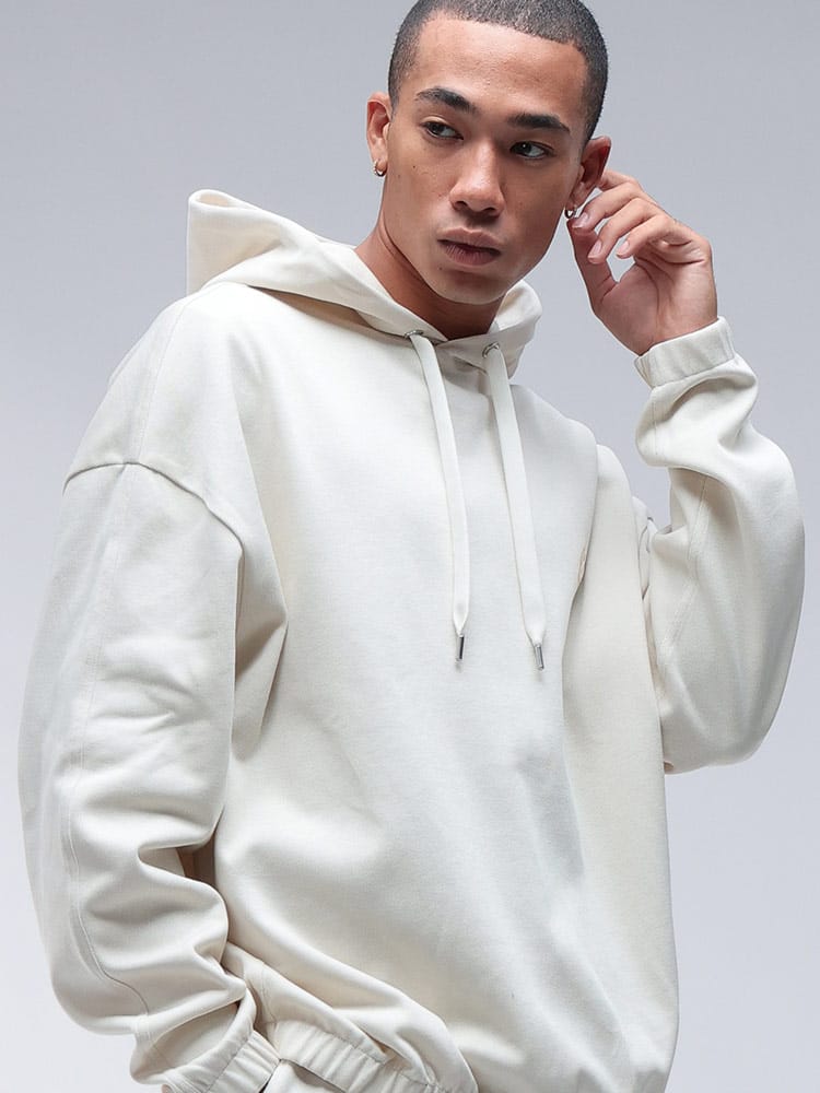 HUGO BOSS (ヒューゴボス) リラックス フィット シルケット加工 コットン プルオーバー パーカー HB50544099 メンズ