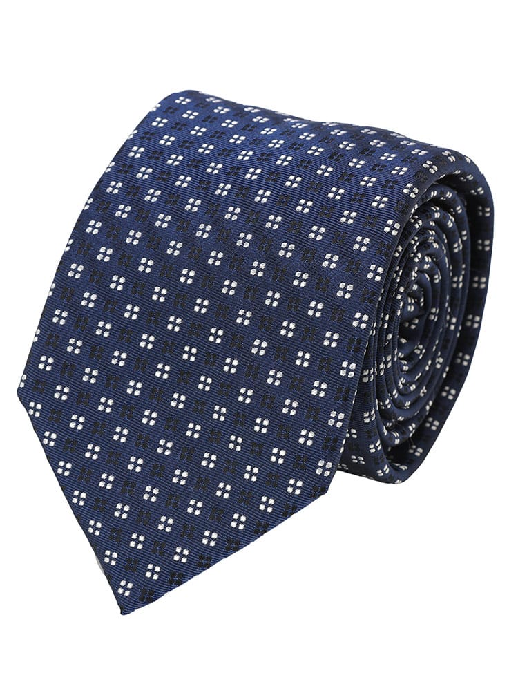 HUGO BOSS (ヒューゴボス) シルク混 小紋柄 ネクタイ HB50544564 メンズ