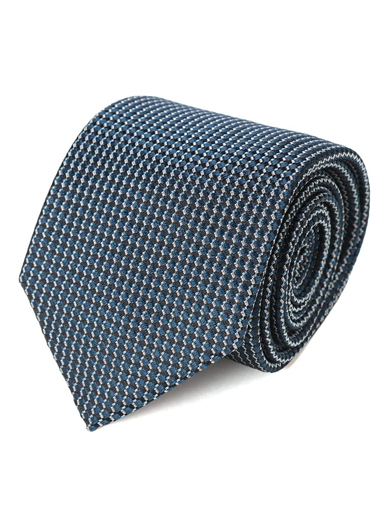 HUGO BOSS (ヒューゴボス) シルク100％ ウェーブ柄 ネクタイ WAVE HB50544718 メンズ