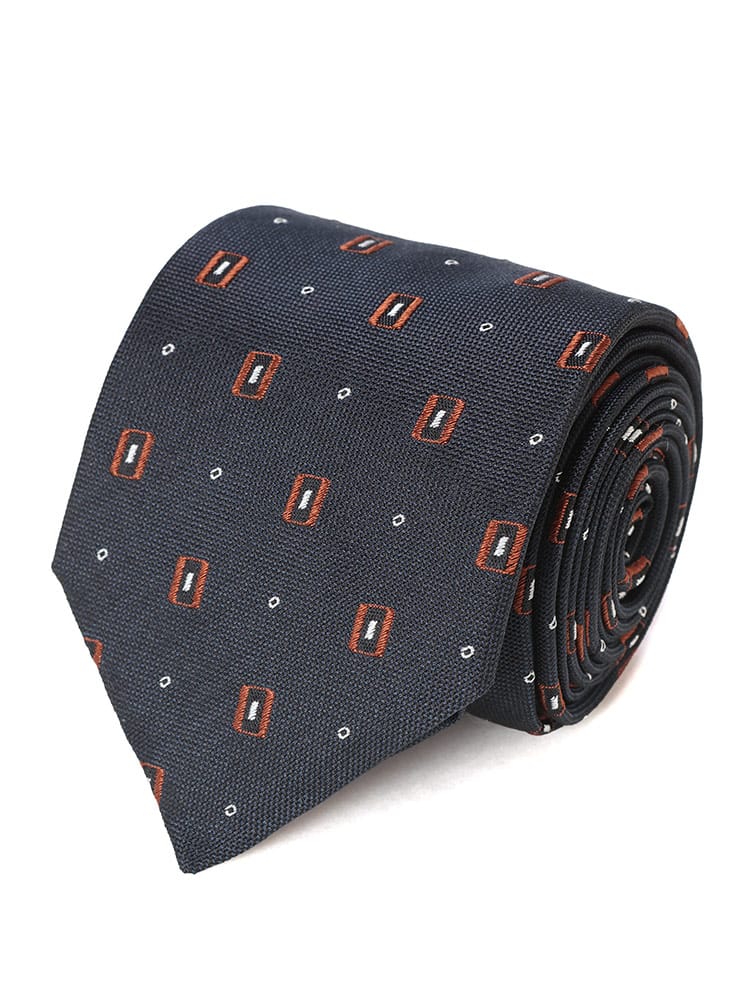 HUGO BOSS (ヒューゴボス) シルク100％ スクエアドット柄 ネクタイ HB50545179 メンズ