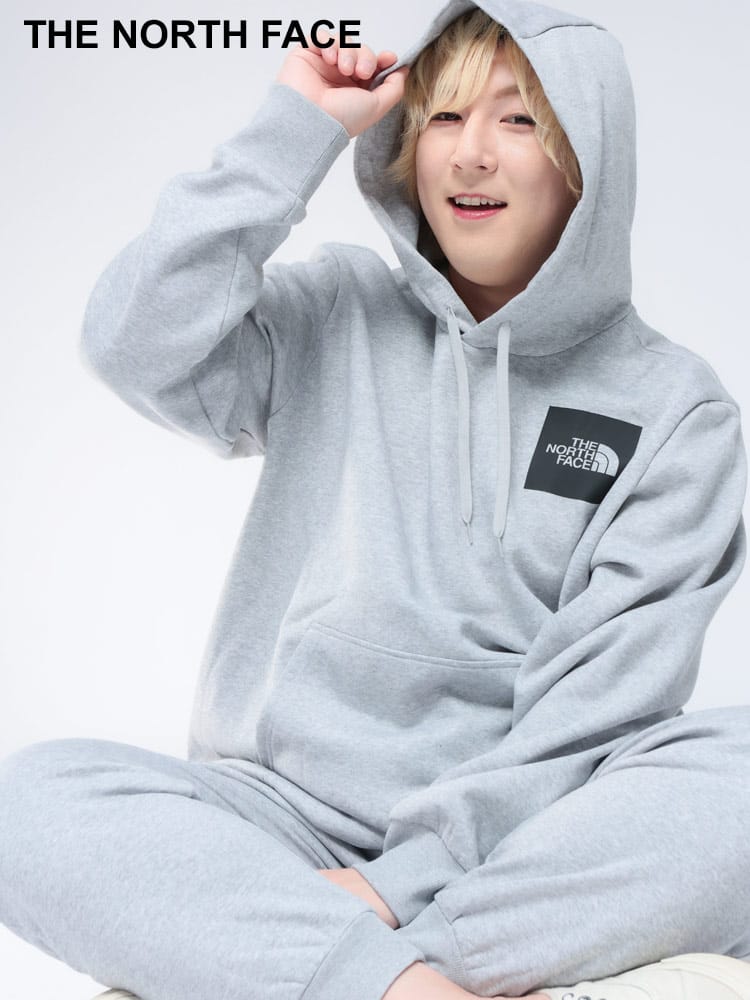 プルオーバーパーカー 裏起毛 ボックスロゴ Fine Hoodie NF0A89EUD22 トップス 起毛 オーバーサイズ 大きいサイズ メンズ