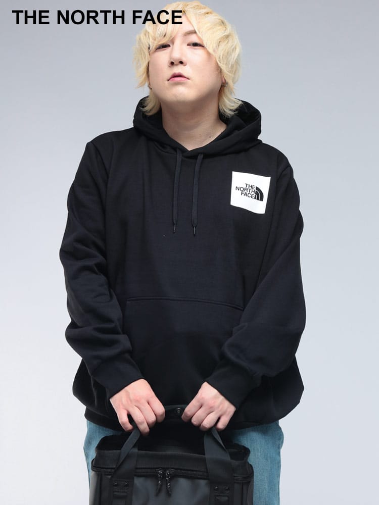 プルオーバーパーカー 裏起毛 ボックスロゴ Fine Hoodie NF0A89EUD22 トップス 起毛 オーバーサイズ 大きいサイズ メンズ