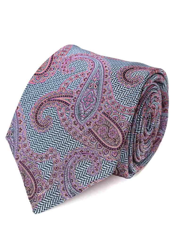 ETRO (エトロ) シルク100％ ペイズリー柄 ネクタイ ETMASA0001AQ220 メンズ