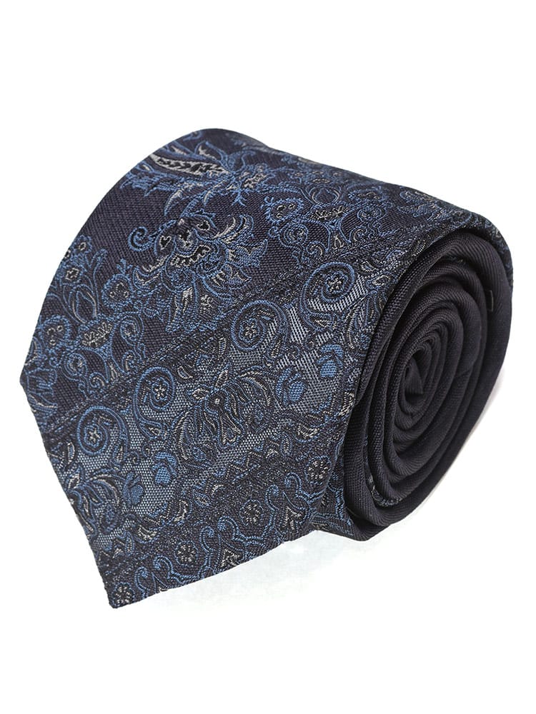 ETRO (エトロ) シルク100％ オブリークペイズリー柄 ネクタイ ETMASA001AV771 メンズ