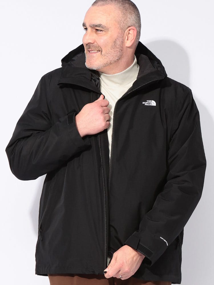 【WEB先行値下げ】中綿ジャケット 3WAY 中綿ライナー フルジップ DRYVENT CARTO MONO TRICLIMATE HOODED JACKET アウター ブルゾン フード 秋 冬 大きいサイズ メンズ