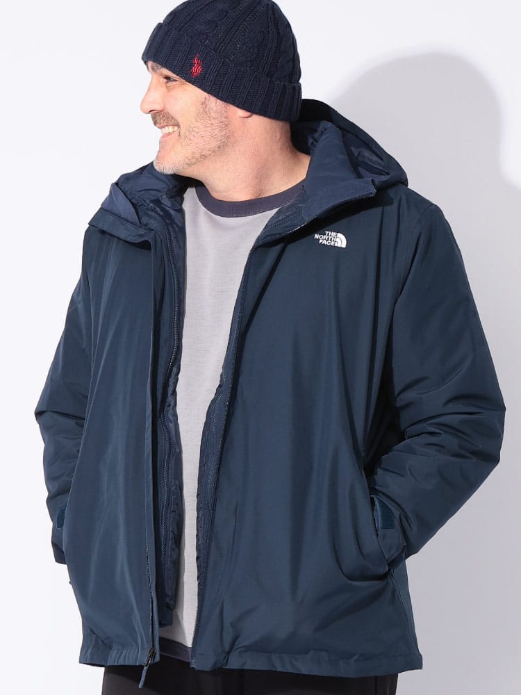 【WEB先行値下げ】中綿ジャケット 3WAY 中綿ライナー フルジップ DRYVENT CARTO MONO TRICLIMATE HOODED JACKET アウター ブルゾン フード 秋 冬 大きいサイズ メンズ