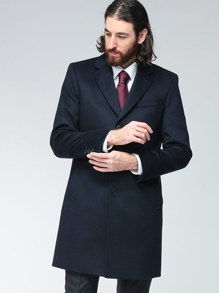 HUGO BOSS (ヒューゴボス) カシミヤ混 シングル チェスターコート HBHYDE10273687 メンズ