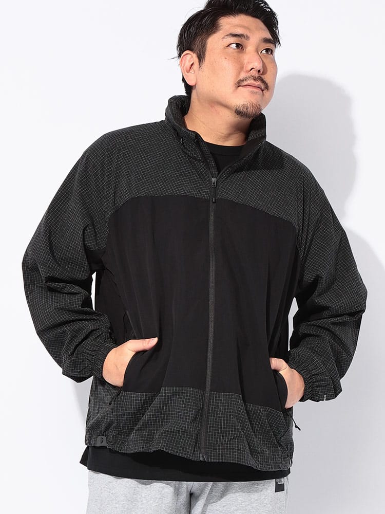 アウター ジャケット フード収納 フルジップ HKE UTILITY WIND JKT ブルゾン パーカー アウトドア スポーツ 大きいサイズメンズ