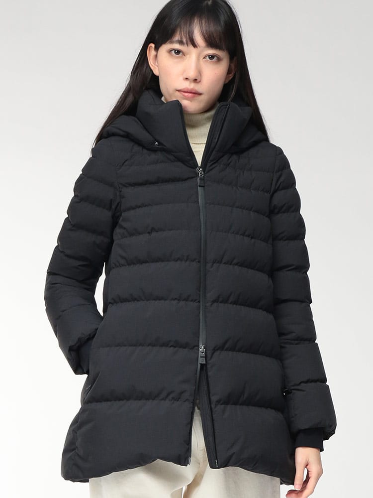 HERNO (ヘルノ) フード着脱 フルジップ ダウンブルゾン 2LAYERS HOODED HRLPI002091D レディース