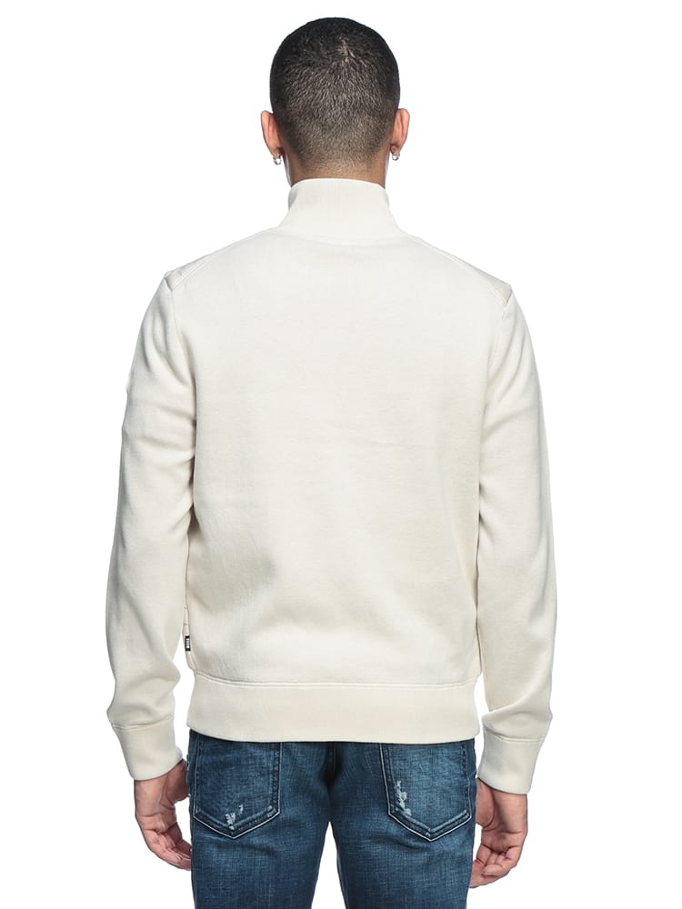 HUGO BOSS (ヒューゴボス) フロント 切り替え フルジップ ニット 中綿 