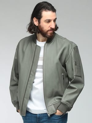 HUGO BOSS (ヒューゴボス) メンズ ジャケット ロゴ ワンポイント 