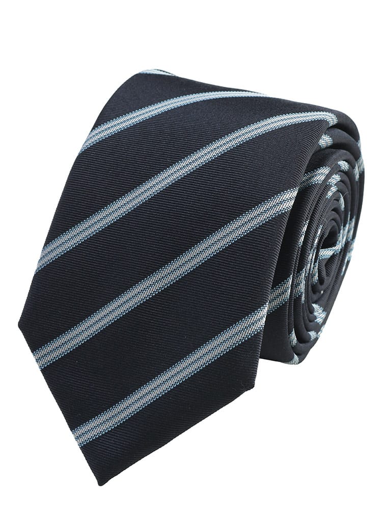 HUGO BOSS (ヒューゴボス) メンズ ネクタイ シルク混 レジメンタル ストライプ ネクタイ HB50555934A