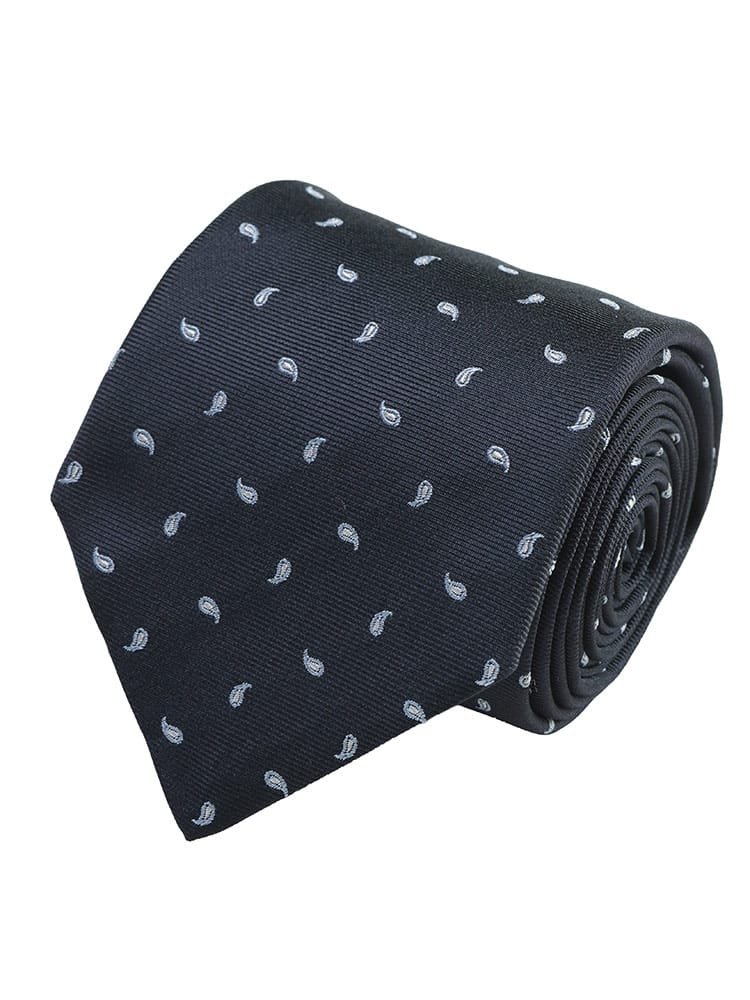 HUGO BOSS (ヒューゴボス) メンズ ネクタイ シルク100％ ミニペイズリー タイ HB50556050