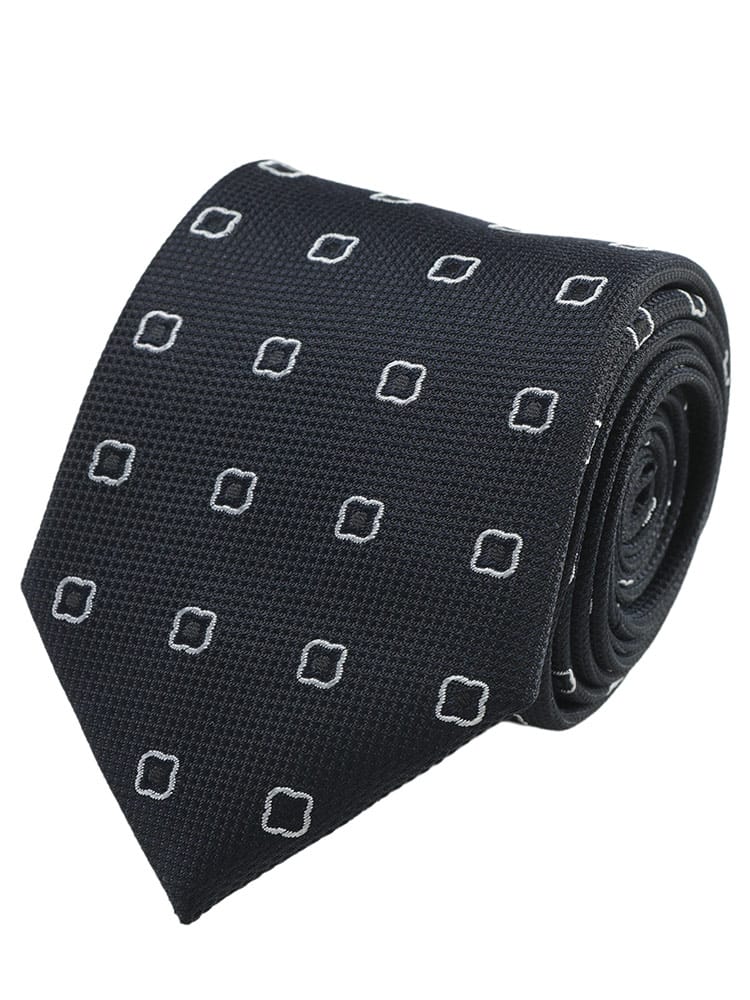 HUGO BOSS (ヒューゴボス) メンズ ネクタイ シルク100％ 花柄 小紋柄 ネクタイ HB50556087