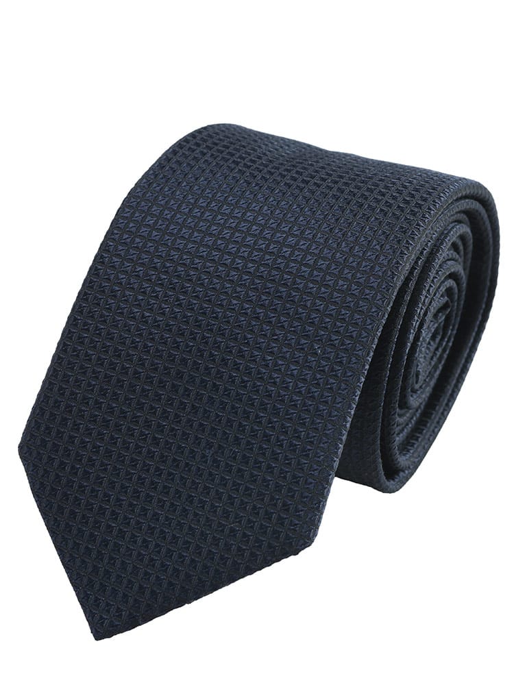 HUGO BOSS (ヒューゴボス) メンズ ネクタイ シルク100％ 四角 小紋柄 ネクタイ HB50559435