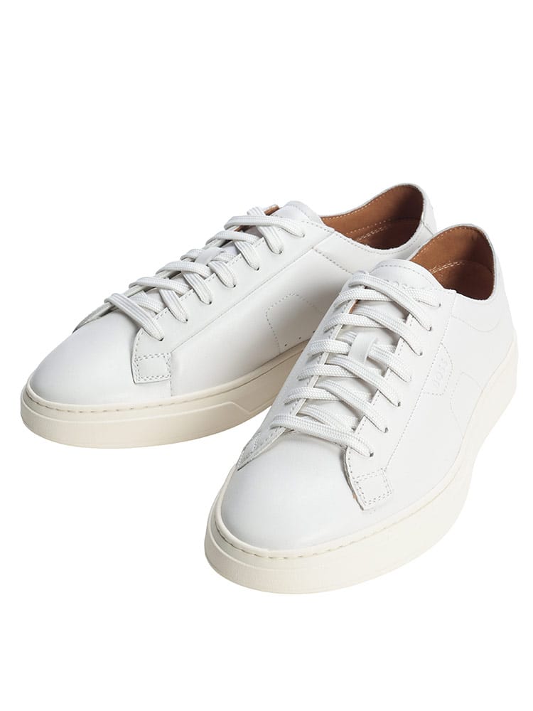 HUGO BOSS (ヒューゴボス) メンズ スニーカー エンボスロゴ ローカット レースアップ スニーカー HB50557866