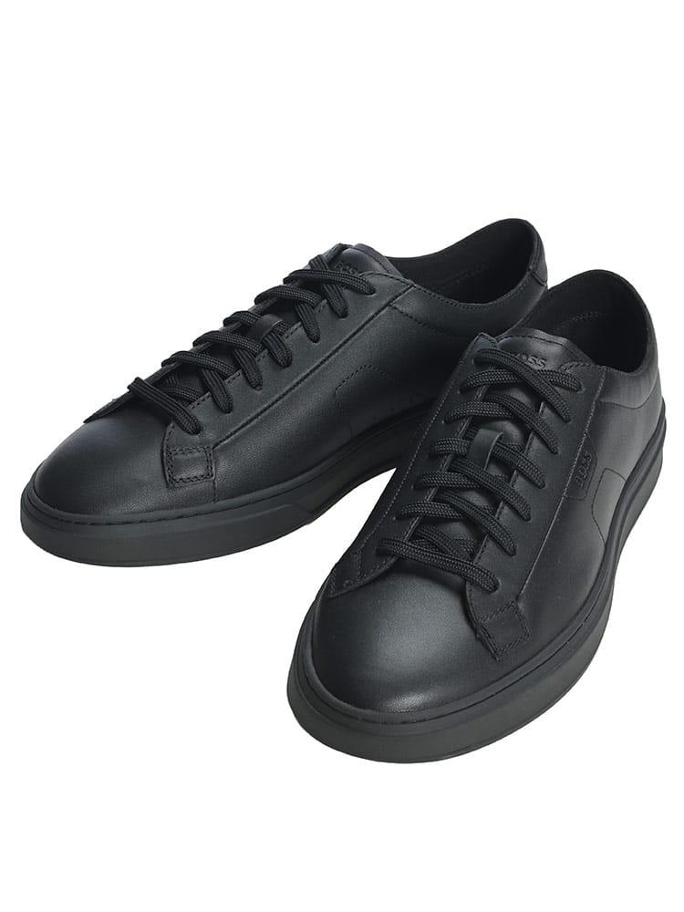 HUGO BOSS (ヒューゴボス) メンズ スニーカー エンボスロゴ ローカット レースアップ スニーカー HB50557866