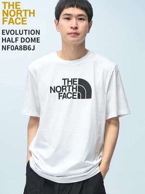 THE NORTH FACE (ザ ノースフェイス) Tシャツ EVOLUTION HALF DOME ハーフドーム ロゴプリント クルーネック TEE トップス レギュラーフィット アウトドア NF0A8B6J