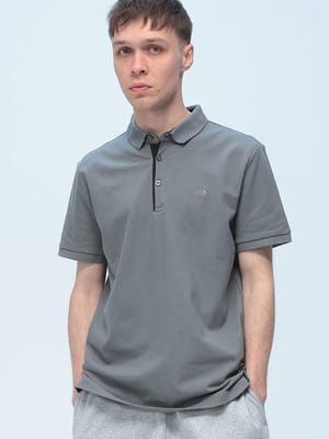 THE NORTH FACE (ザ ノースフェイス) ポロシャツ 半袖 ワンポイント 刺繍 SLIM トップス シンプル コットン NF0A8C1N