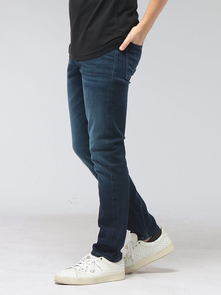 HUGO BOSS (ヒューゴボス) メンズ ジーンズ ストレッチ ジップフライ デニムパンツ DELAWARE HB50555263