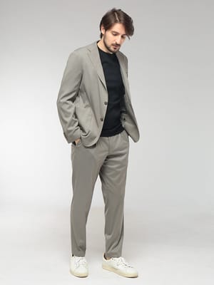 HUGO BOSS (ヒューゴボス) メンズ スーツ ストレッチウール シングル ワンタック セットアップ HBHANRY10247018