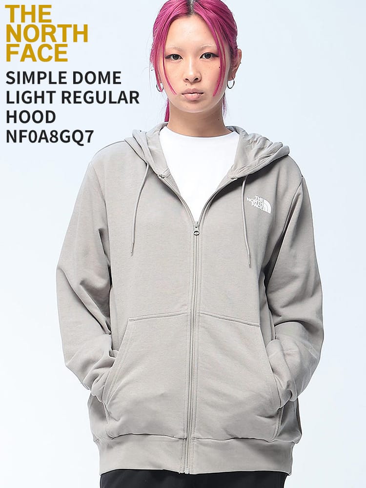 THE NORTH FACE (ザ ノースフェイス) パーカー フルジップ SIMPLE DOME LIGHT REGULAR F/Z HOOD レギュラーフィット シンプル ドームロゴ ユニセックス