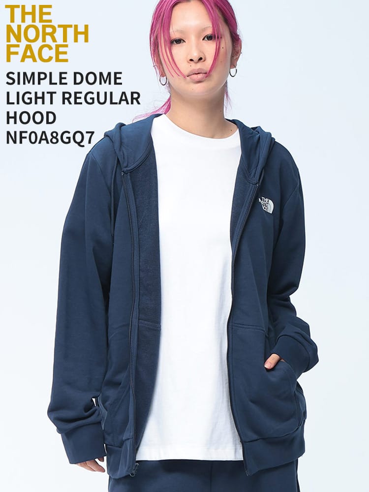 THE NORTH FACE (ザ ノースフェイス) パーカー フルジップ SIMPLE DOME LIGHT REGULAR F/Z HOOD レギュラーフィット シンプル ドームロゴ ユニセックス