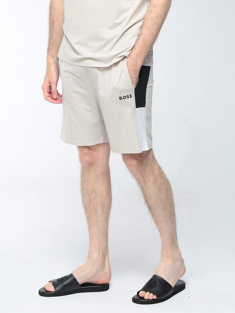 HUGO BOSS (ヒューゴボス) メンズ ショートパンツ ワンポイントロゴ ウエストゴム ドローコード BALANCE HBU50557061
