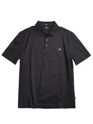HUGO BOSS (ヒューゴボス) メンズ ポロシャツ 半袖 ストレッチコットン 胸ロゴ カジュアルシャツ HB50555829