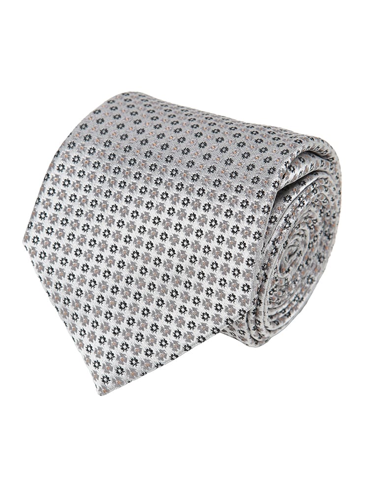 HUGO BOSS (ヒューゴボス) メンズ ネクタイ シルク混 総柄 タイ HB50566654
