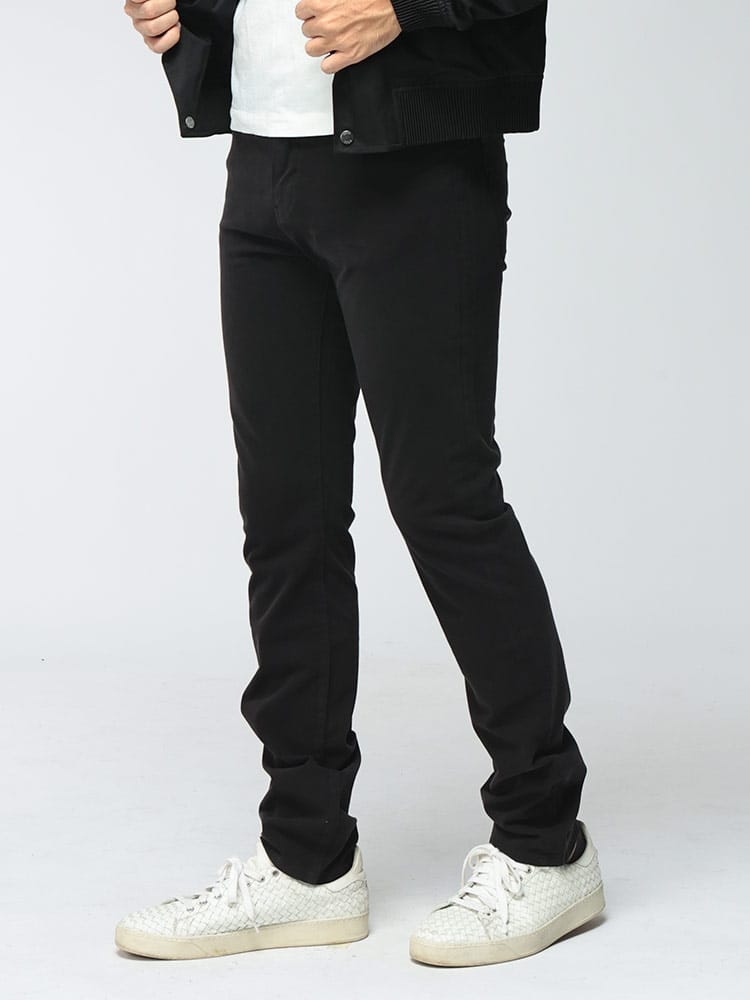 HUGO BOSS (ヒューゴボス) メンズ テーパードパンツ ストレッチコットン ジップフライ スリムフィットパンツ Delaware HB50543883