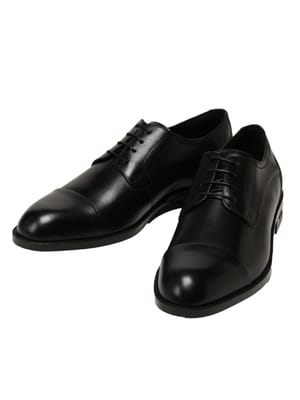 HUGO BOSS (ヒューゴボス) メンズ レザーシューズ レザー キャップトゥ ダービーシューズ