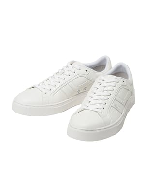 HUGO BOSS (ヒューゴボス) メンズ スニーカー 合成皮革 ロゴ レースアップ ローカットスニーカーRHYS TENN PU
