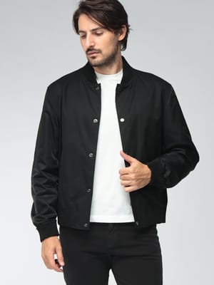 HUGO BOSS (ヒューゴボス) メンズ ジャケット スタジャン 撥水 BBモノグラムスリーブ フルボタン ブルゾン HB50564412