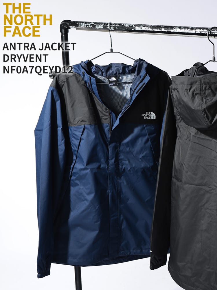 THE NORTH FACE (ザ ノースフェイス) マウンテンジャケット DRYVENT メンズ レディース 防水 裏メッシュ ロゴ フルジップ フード付きジャケット ANTRA JACKET DRYVENT NF0A7QEYD12