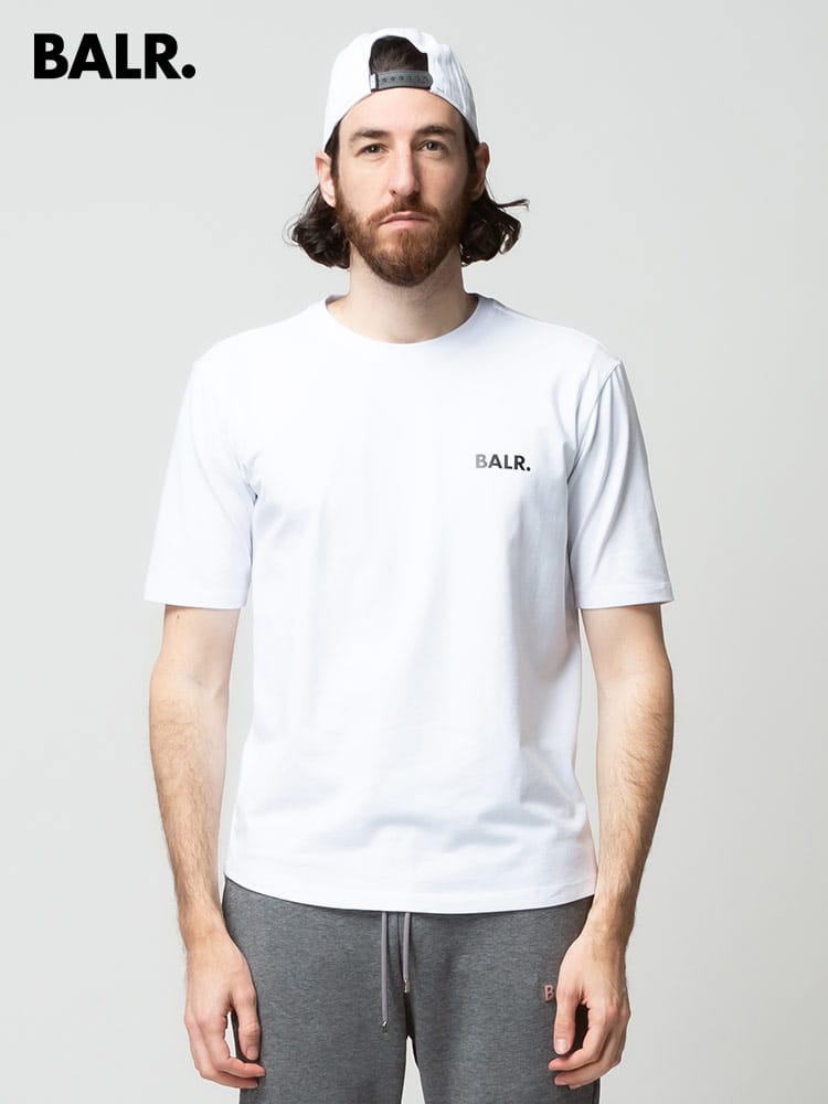 BALR. (ボーラー) 胸ロゴ クルーネック 半袖 Tシャツ BAB11121050