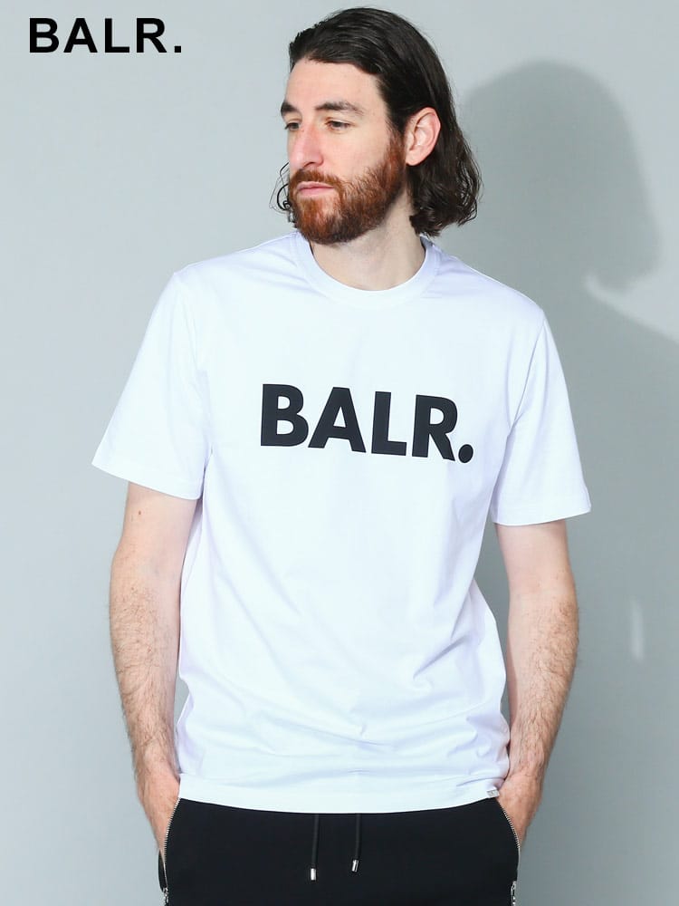 BALR. (ボーラー) ロゴプリント クルーネック 半袖 Tシャツ BA11121048 メンズ ブランド